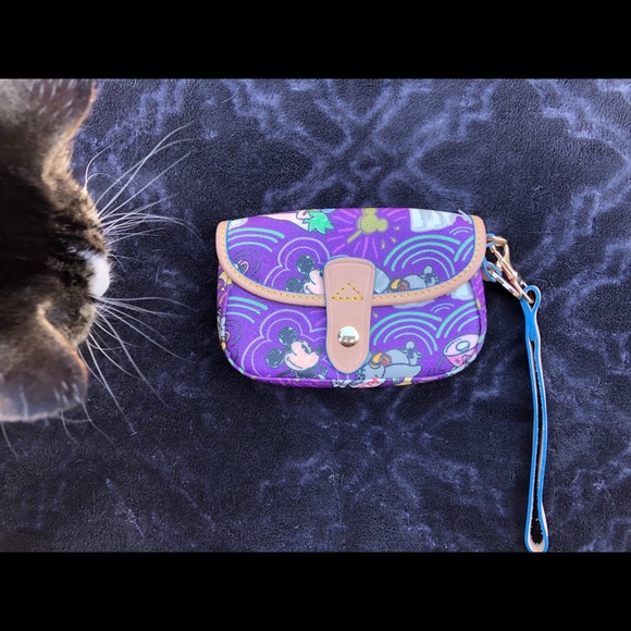 Purple Dooney & Bourke Walt Disney wristlet purse - Picture 2 of 7